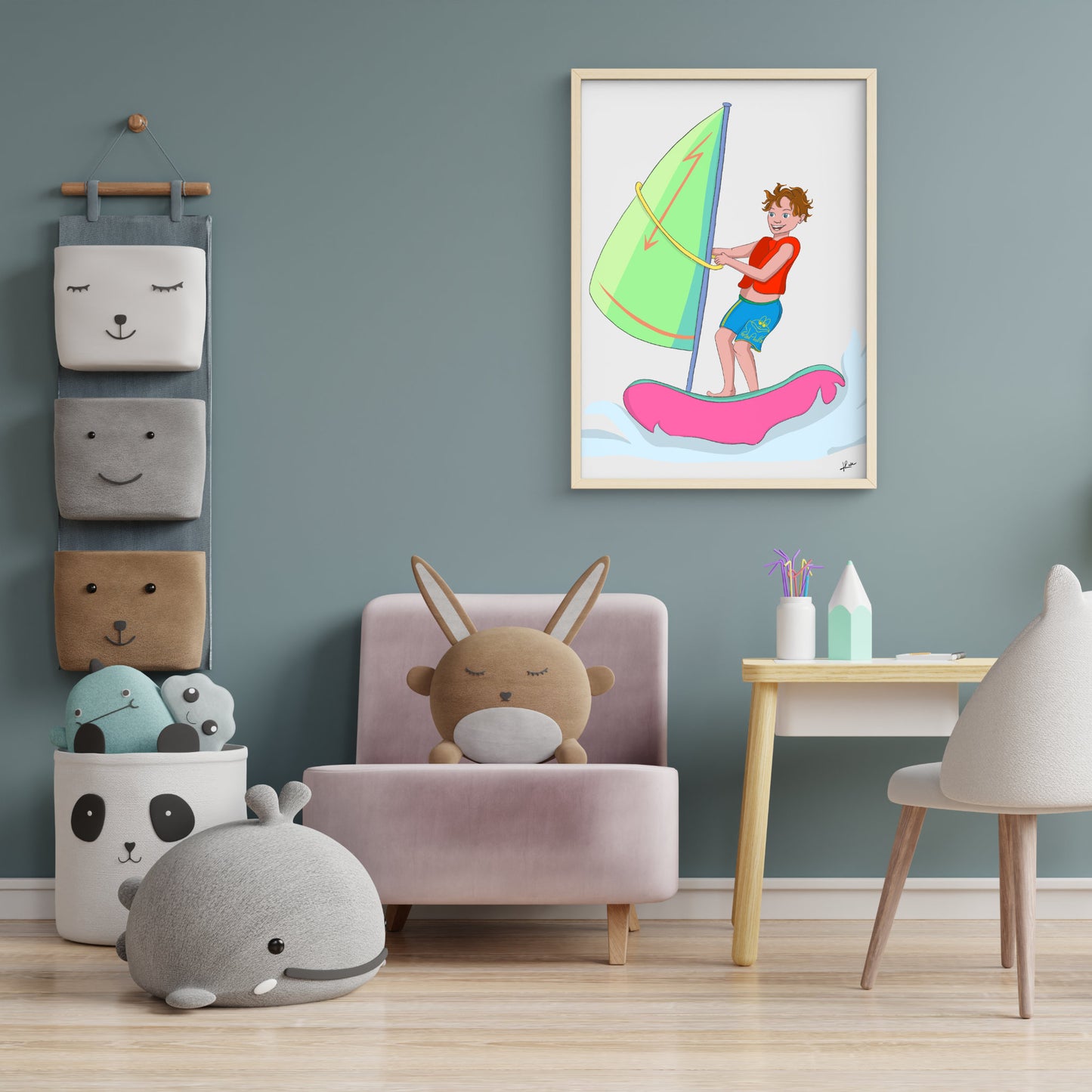 Illustration "Peter - Windsurf"