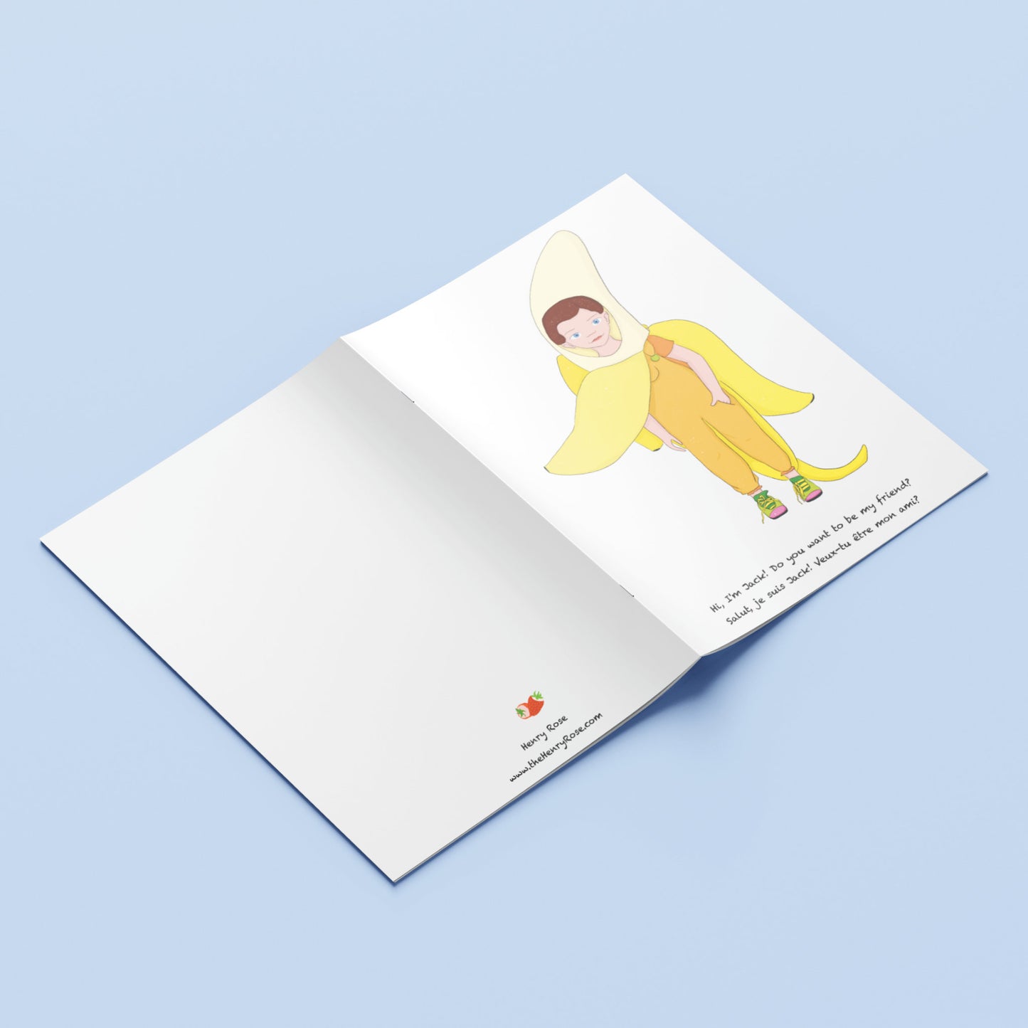 Carnet A5 "Boys" Jack - la banane