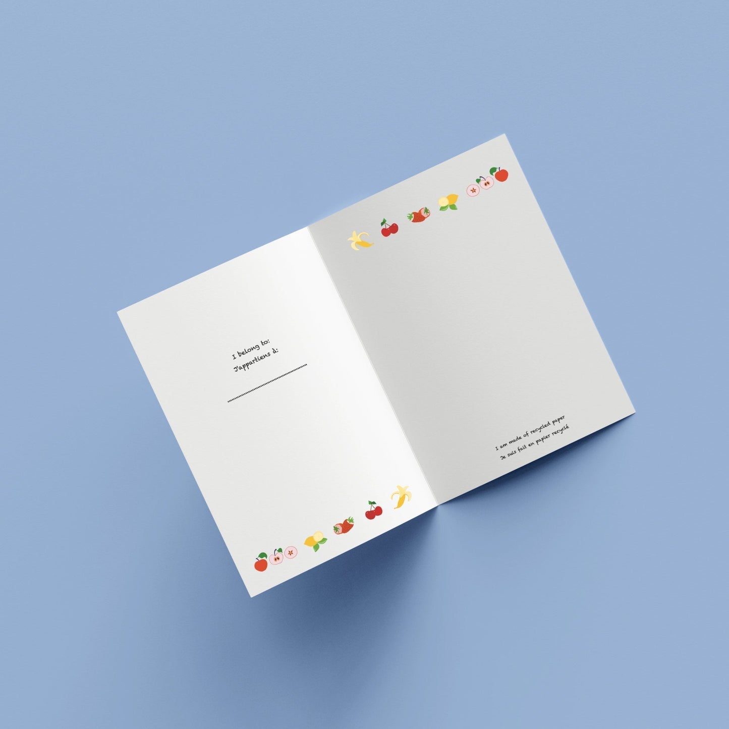 Carnet A5 "Boys" Jack - la banane