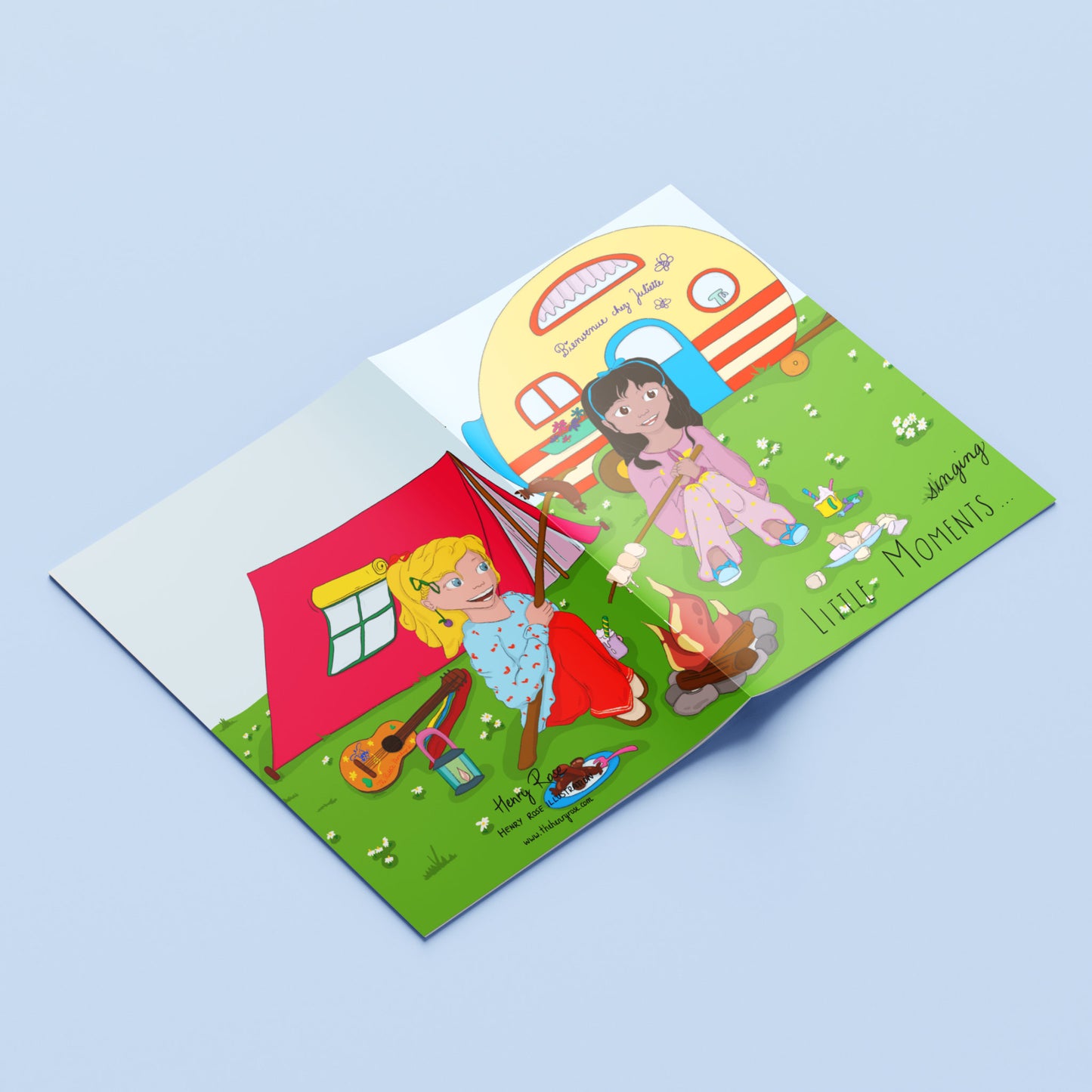 Carnet A5 "Bassin d'Arcachon" Camping - Les deux copines