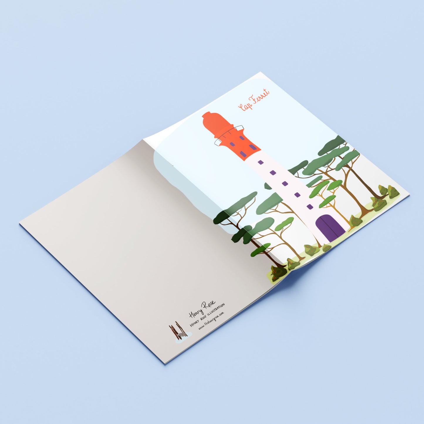 Carnet A5 "Bassin d'Arcachon" Le Phare du Cap Ferret