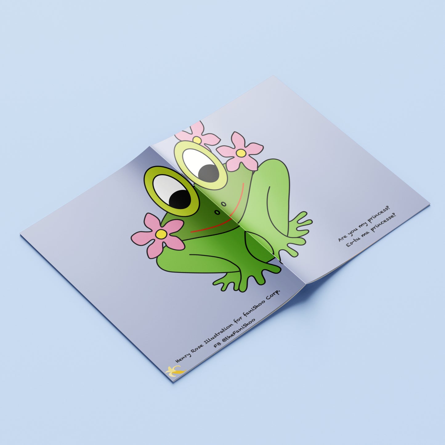 Carnet A5 "faniShoo" Helmut, la grenouille