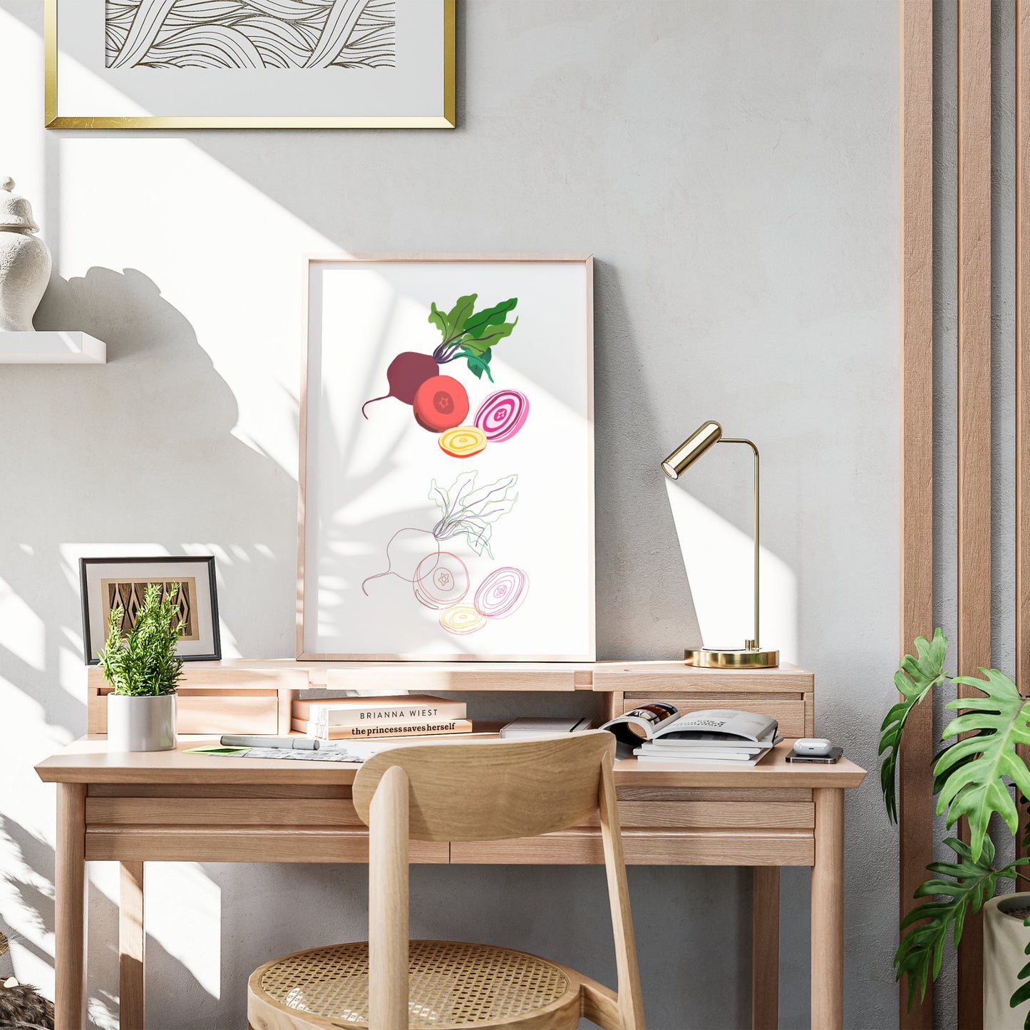 Carnet A6 "faniPhabet" Betterave - Beetroot