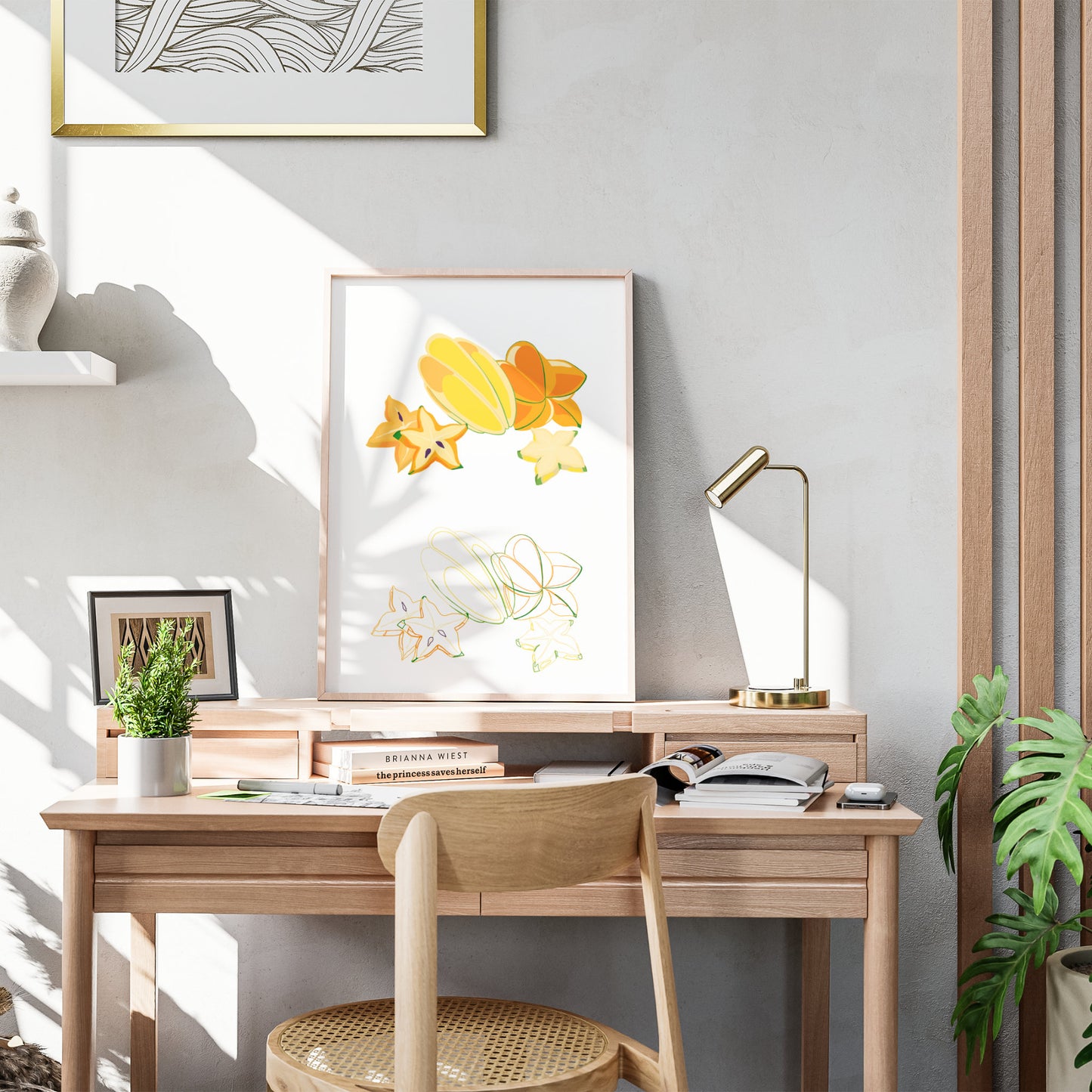 Illustration "Fruits & Légumes" - Carambole Duo