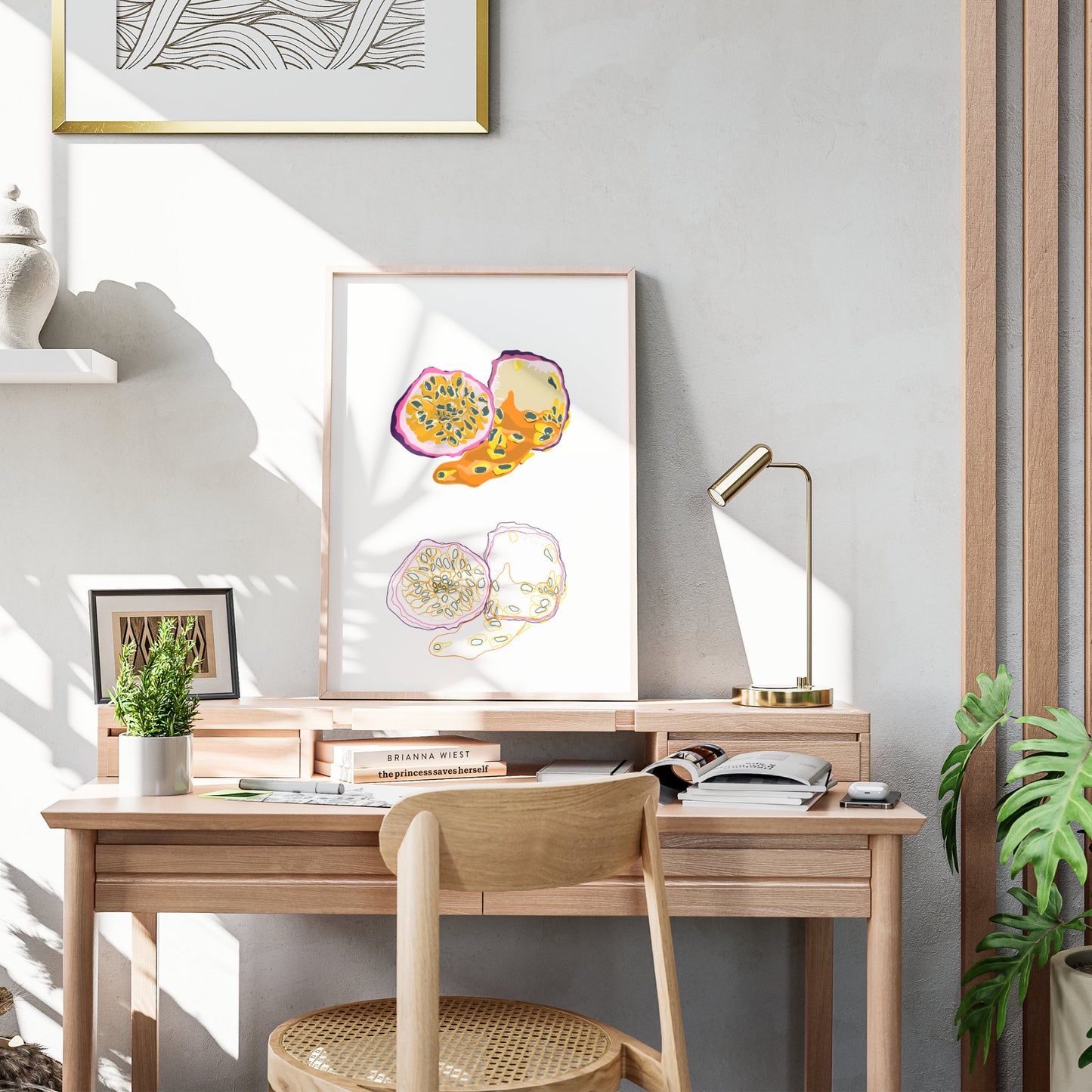 Illustration "Fruits & Légumes" - Fruit de la passion Duo