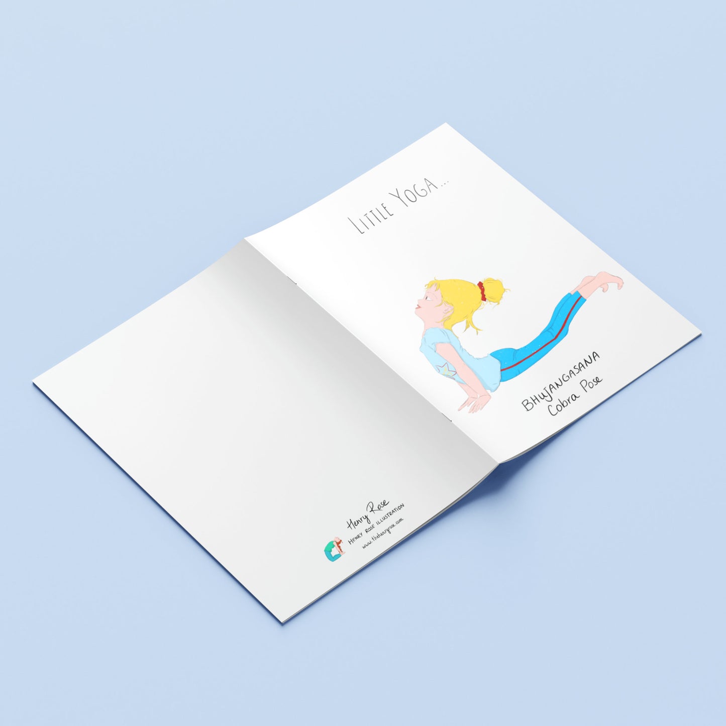 Carnet A5 "Little Yoga" Jeannette - Cobra Pose