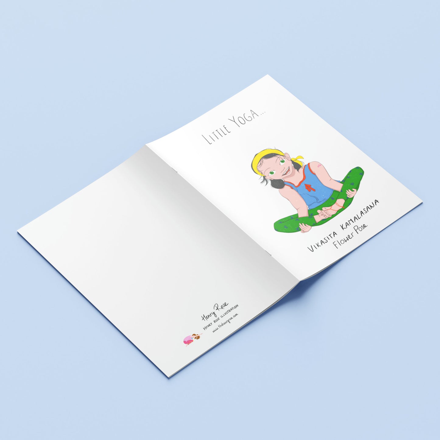 Carnet A5 "Little Yoga" Salome - Flower Pose