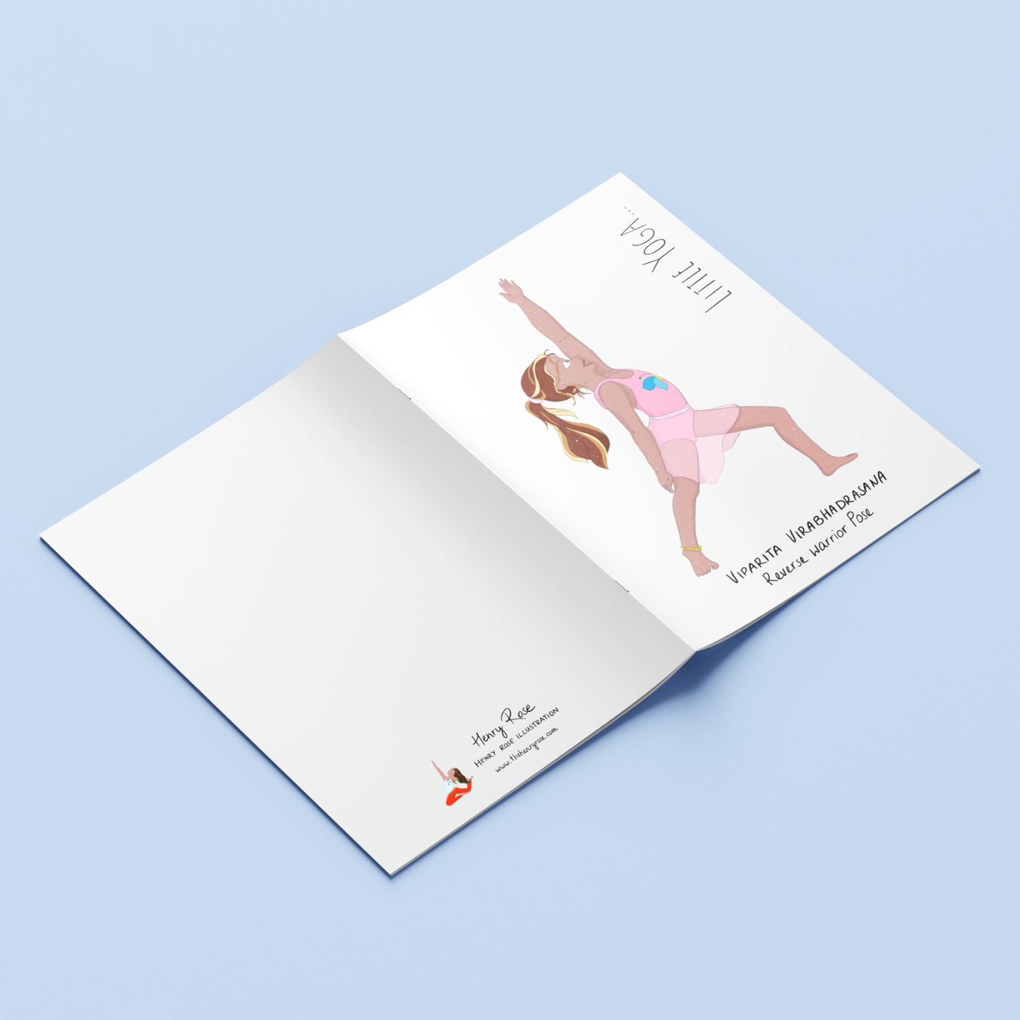 Carnet A5 "Little Yoga" Stella - Warrior Pose