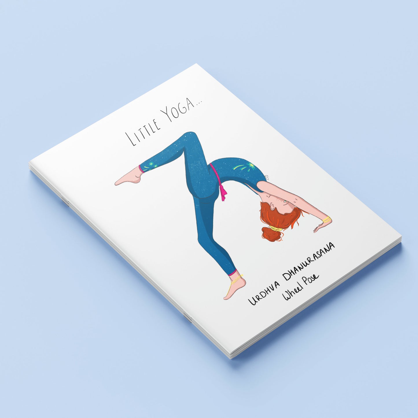 Carnet A5 "Little Yoga" Gianni - Wheel Pose