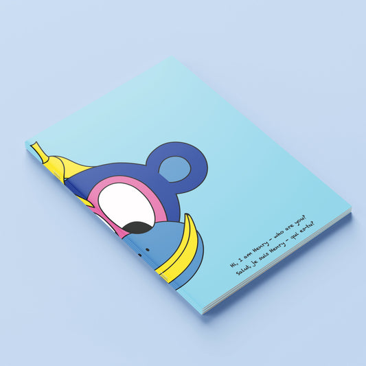 Carnet A5 "faniShoo" Henry, notre mascotte