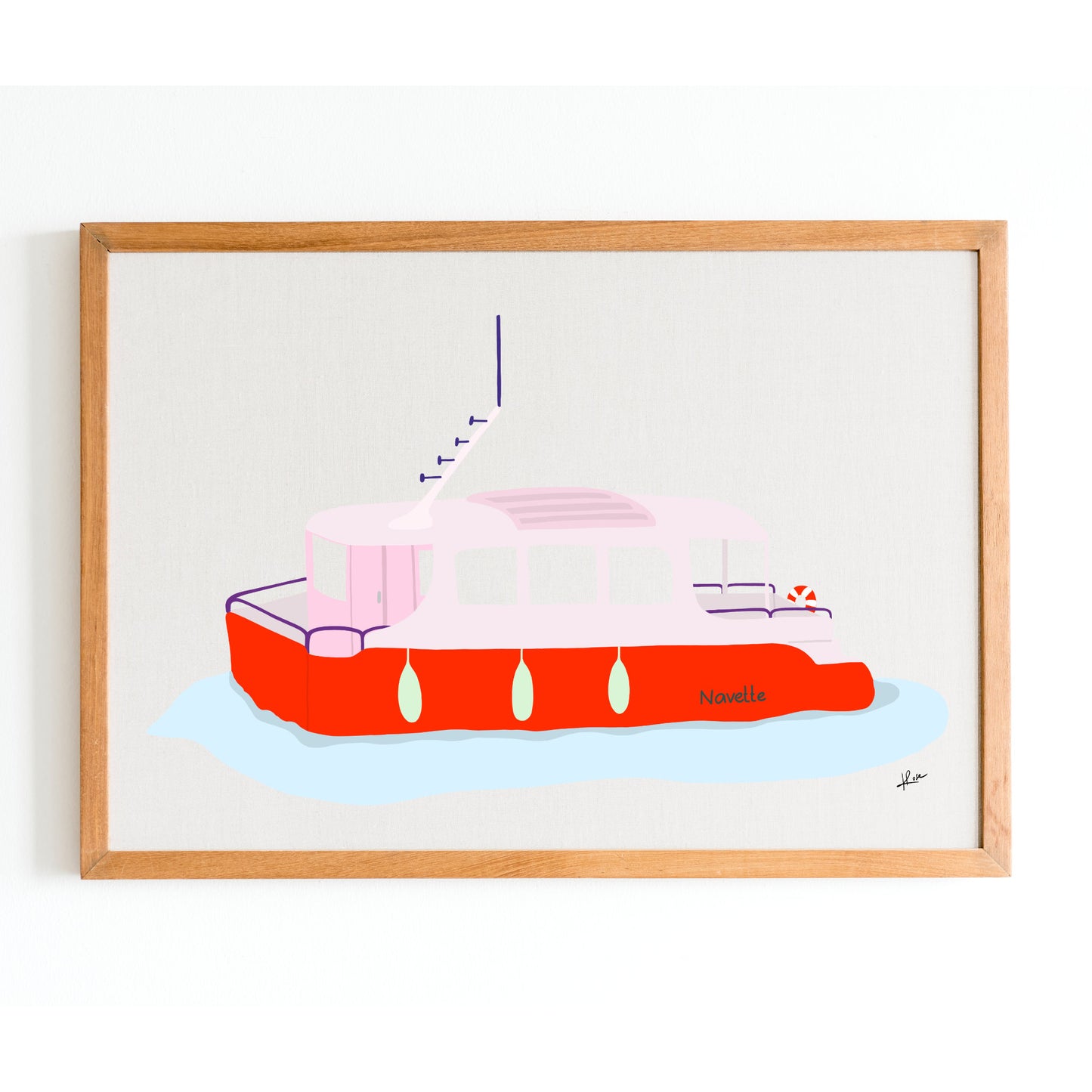 Illustration "La Navette Rouge"