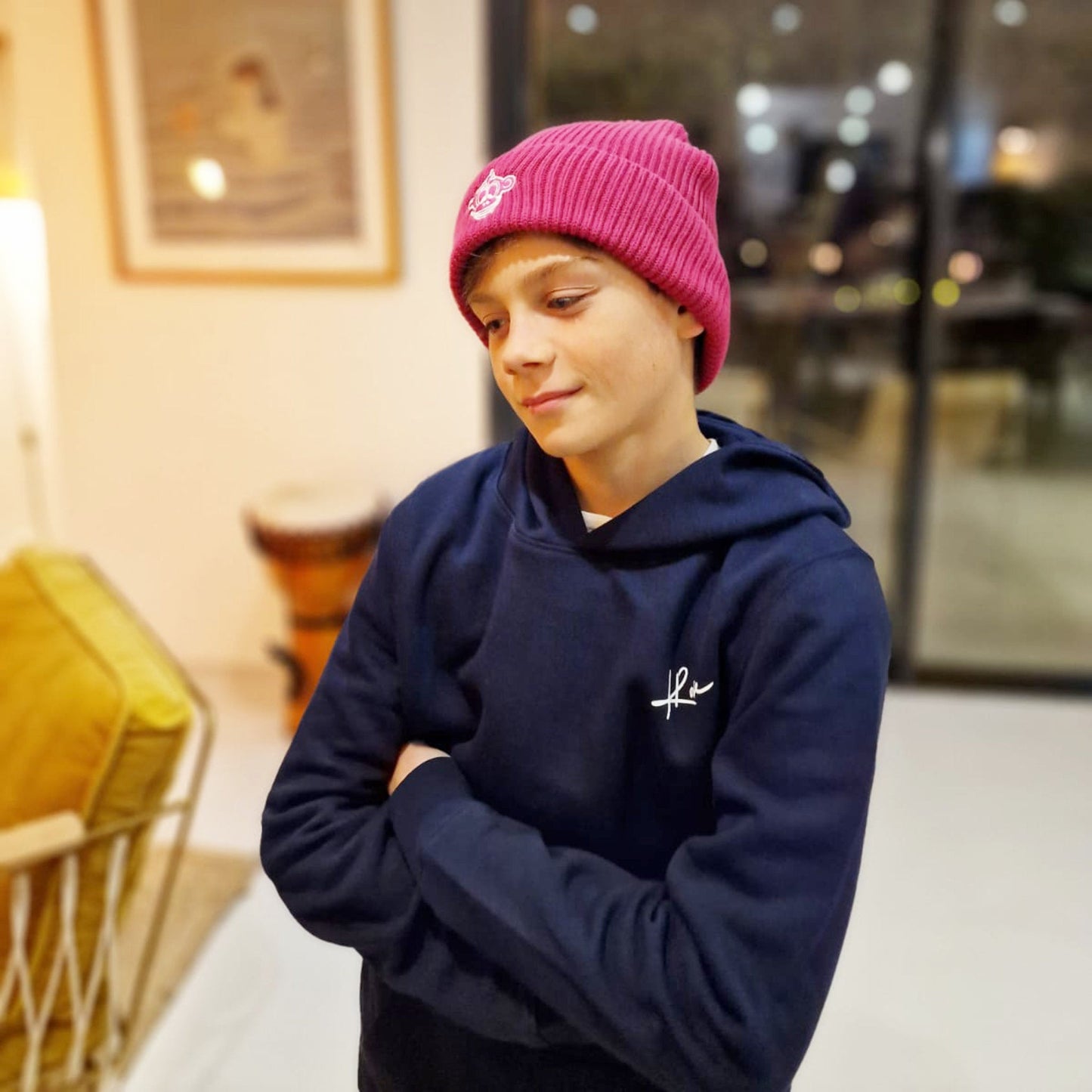 Sweat à capuche Enfant "Zac" - French Navy