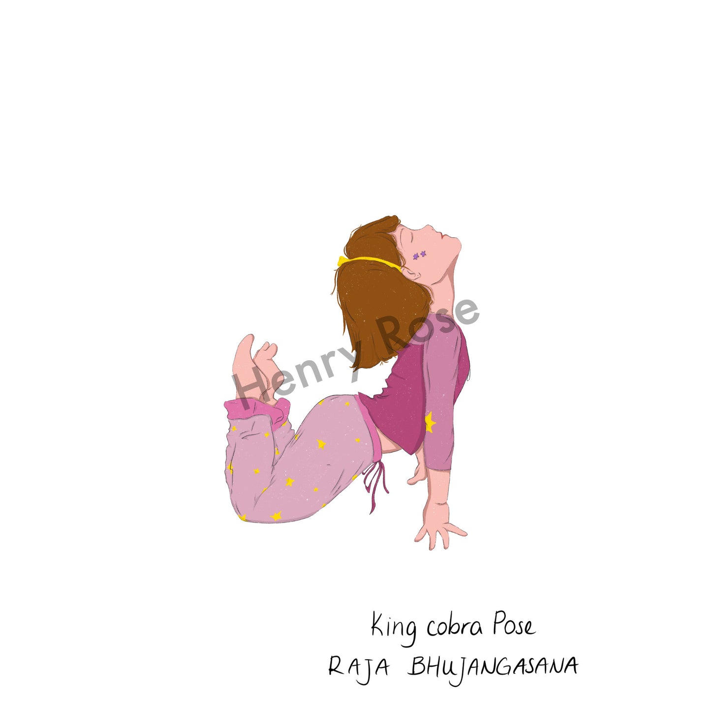 Illustration "Thelma King Cobra Pose"