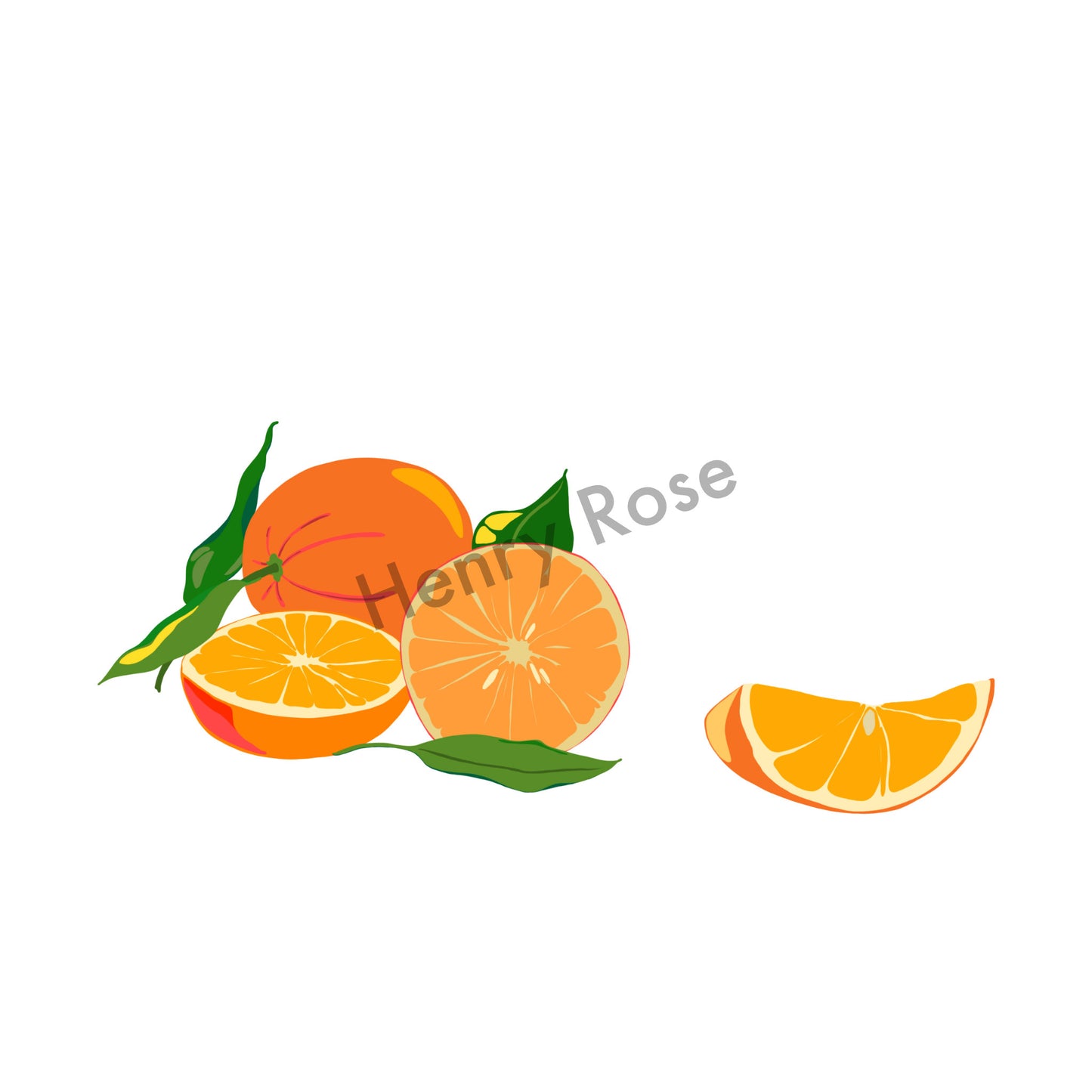 Illustration "Fruits & Légumes" - Orange