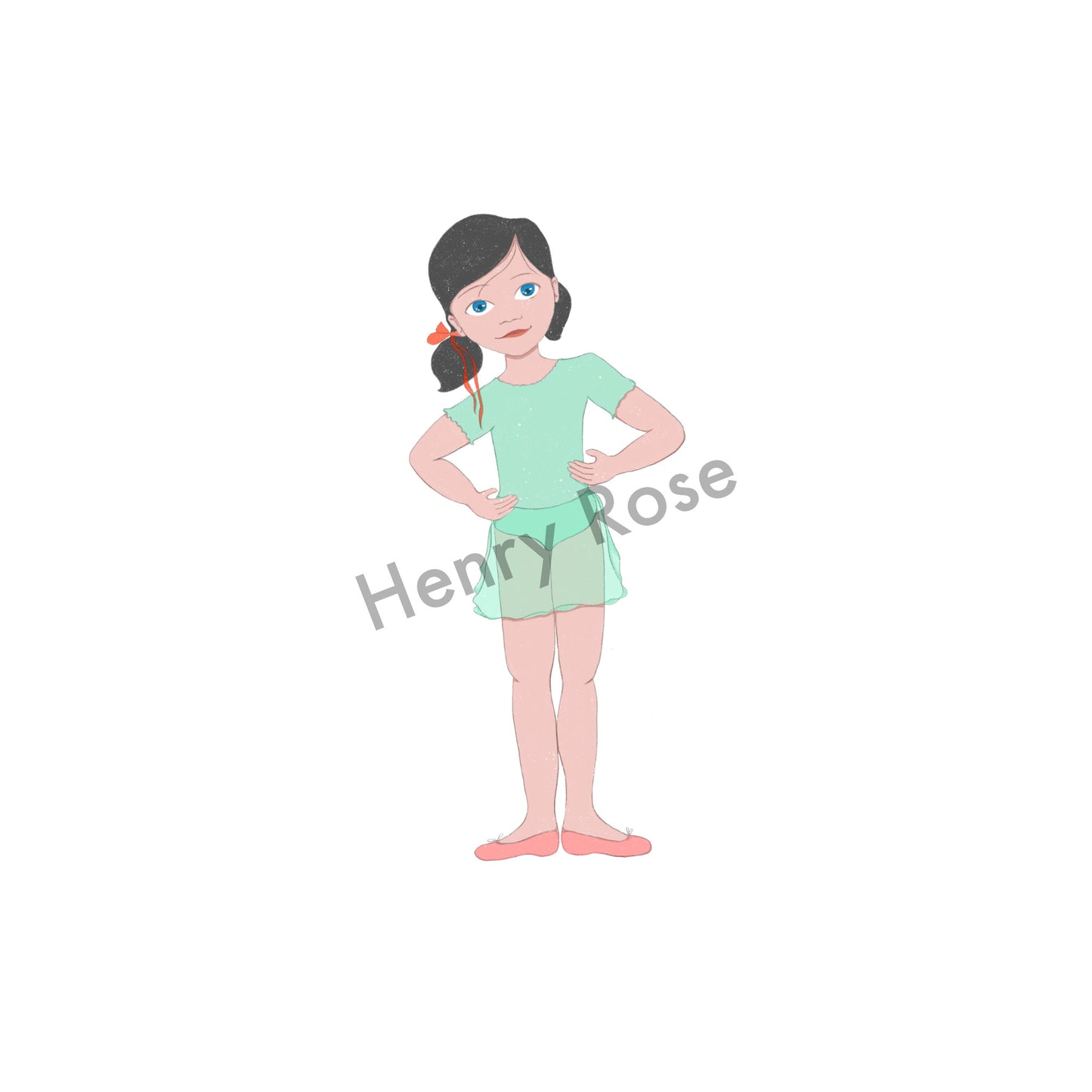 Illustration Ballerine "Tilda"
