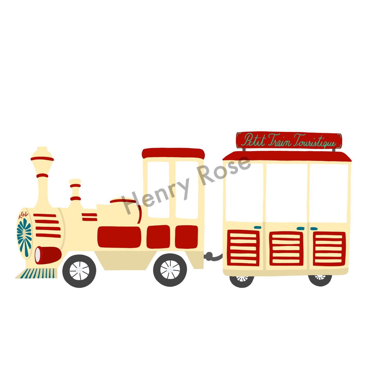 Illustration "Le Petit Train Touristique"