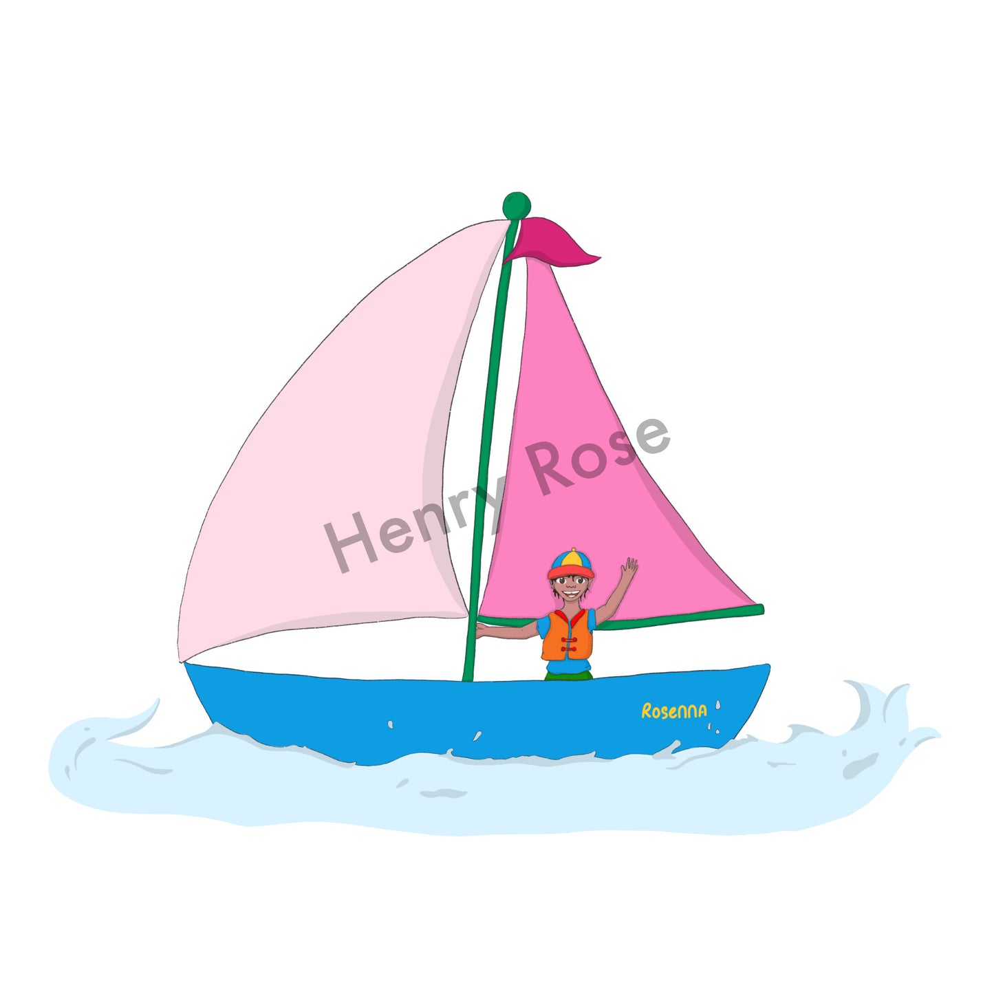 Illustration "Le Voilier - le Cercle de Voile"