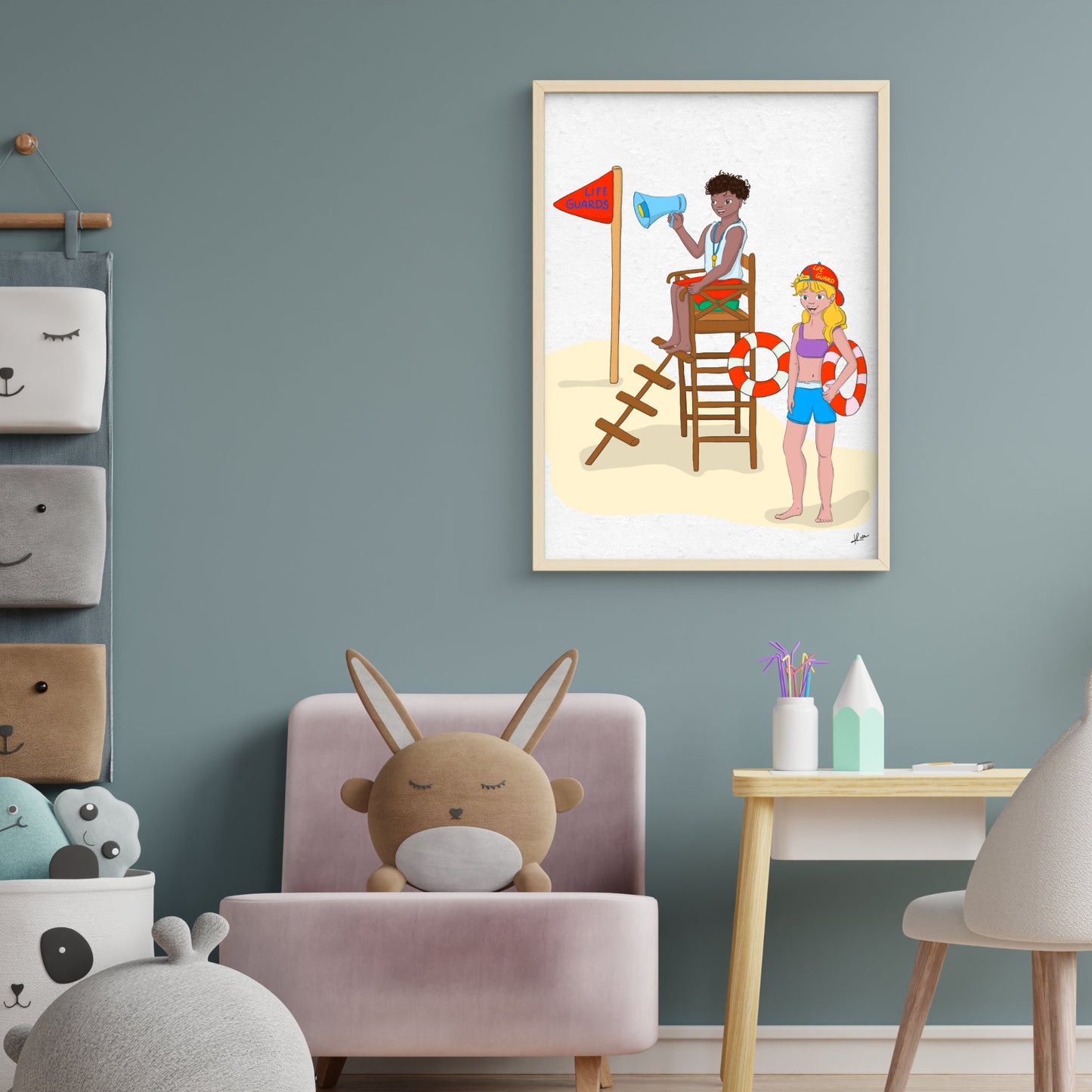Illustration "Les Sauveteurs en Mer"