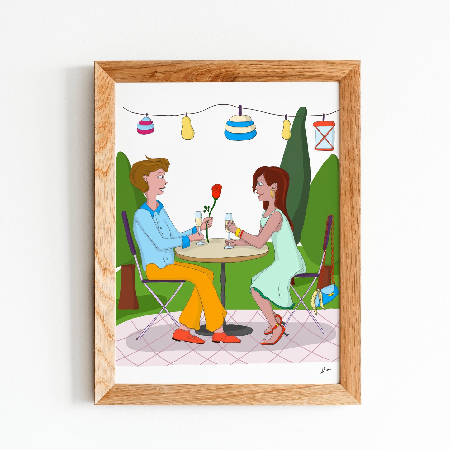 Illustration "La Demande ou Papa et Maman"