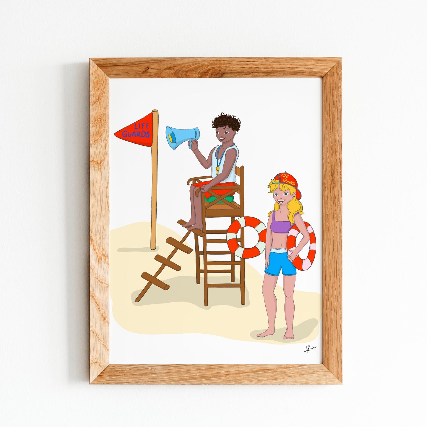 Illustration "Les Sauveteurs en Mer"