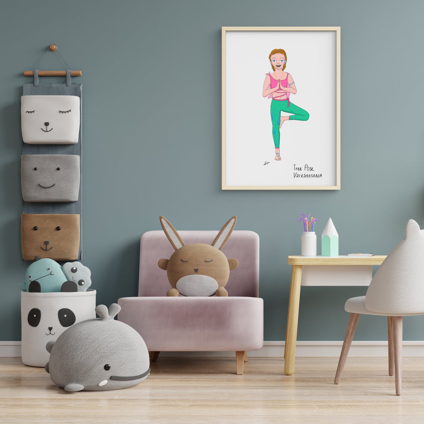 Illustration "Santiago Tree Pose"