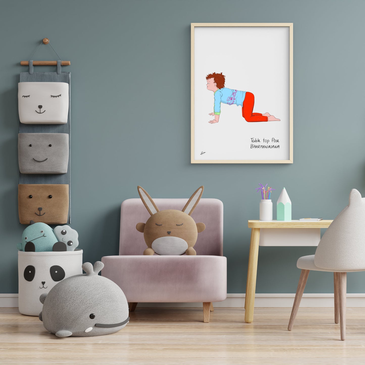 Illustration "Toby Table Pose"