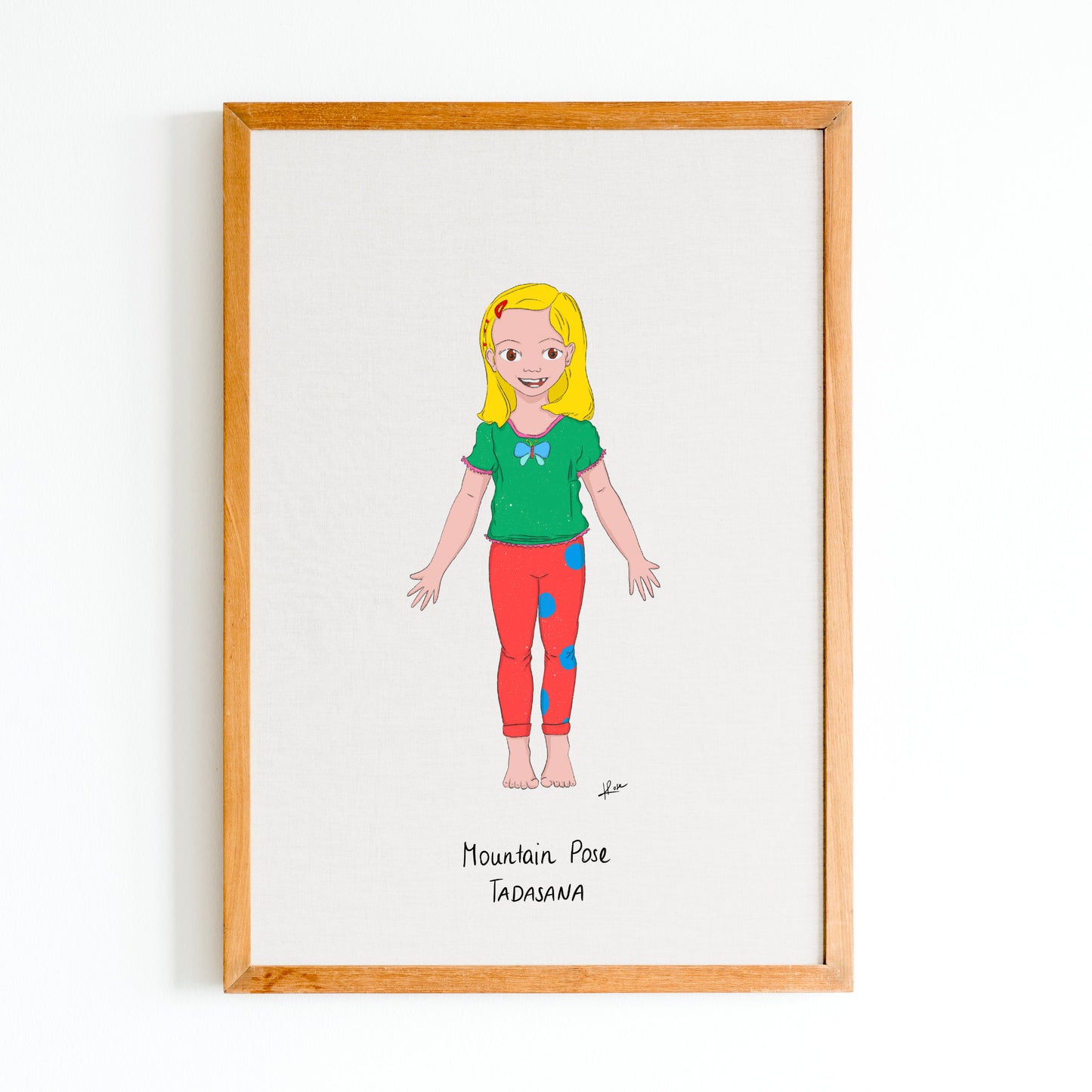 Illustration "Diane Mountain Pose"