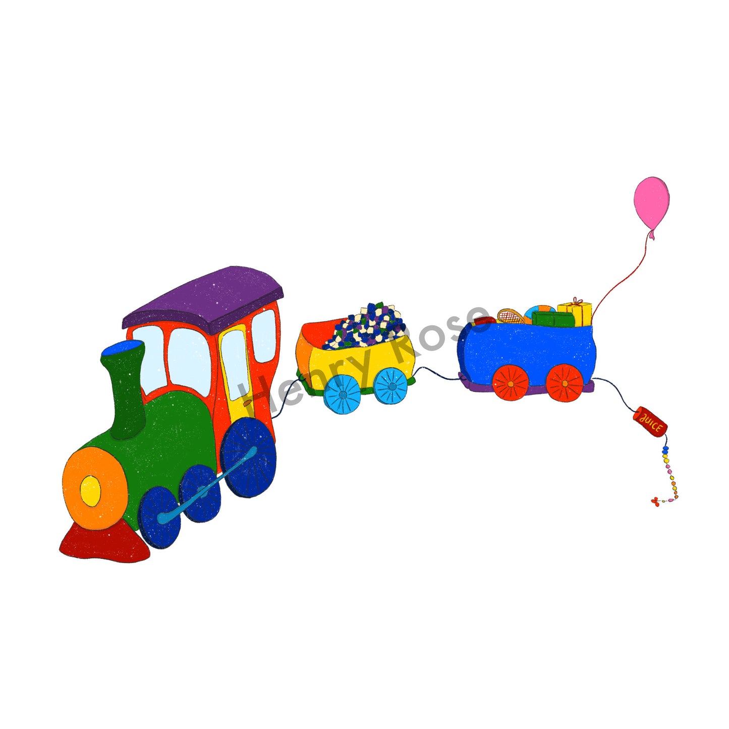 Illustration "Gustafson, le petit train"