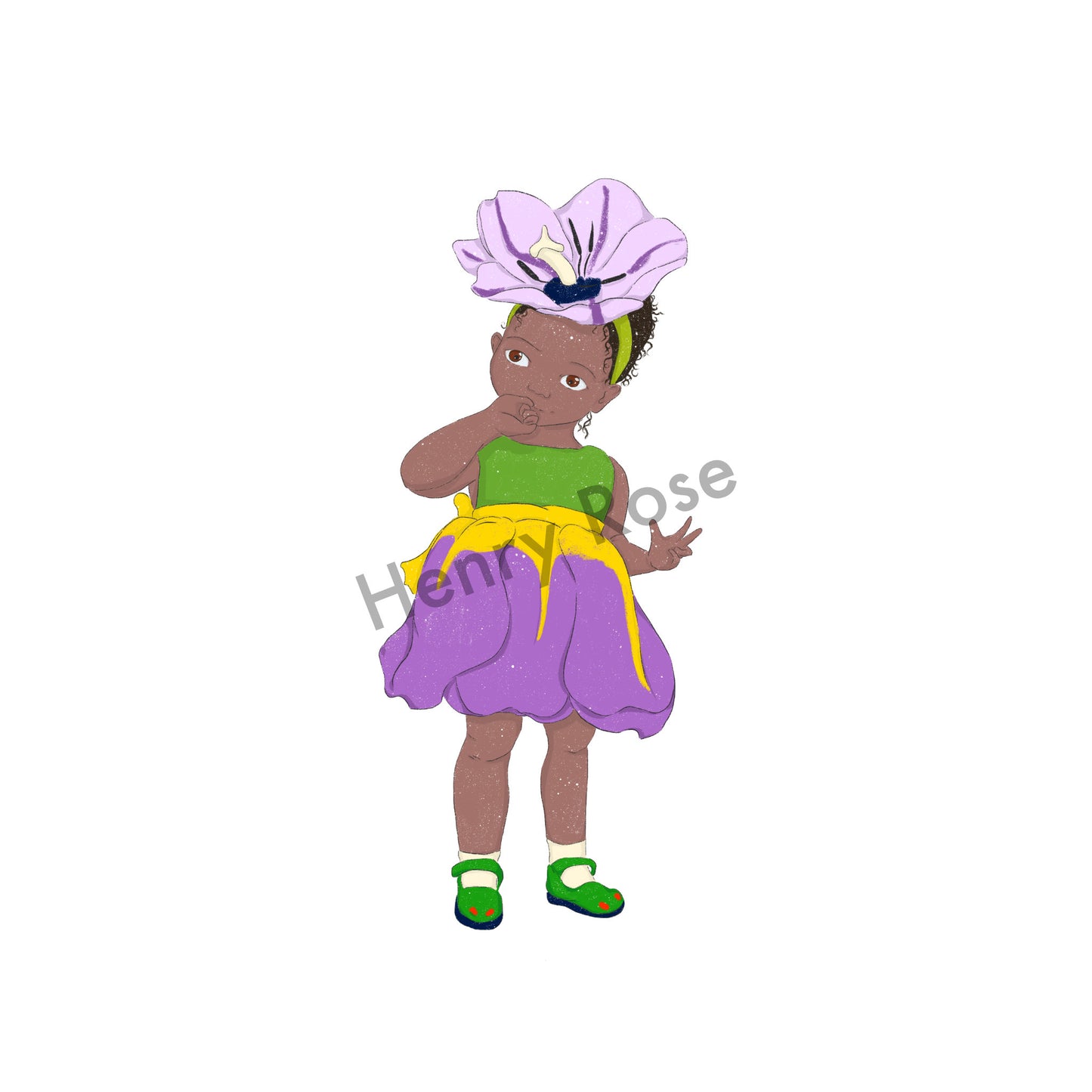 Illustration "Josephine la tulipe"