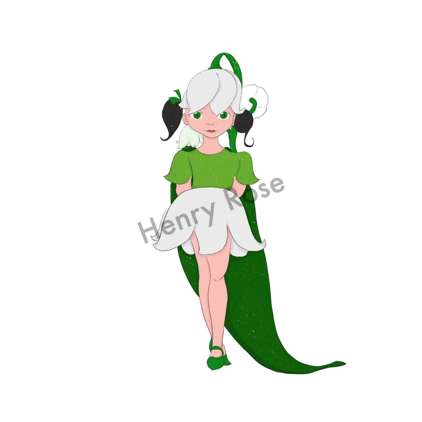 Illustration "Sonia le muguet"