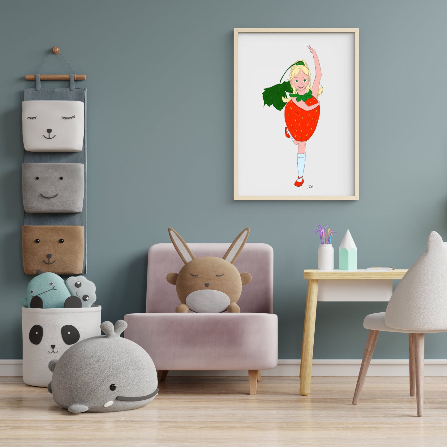 Illustration "Senga la fraise"