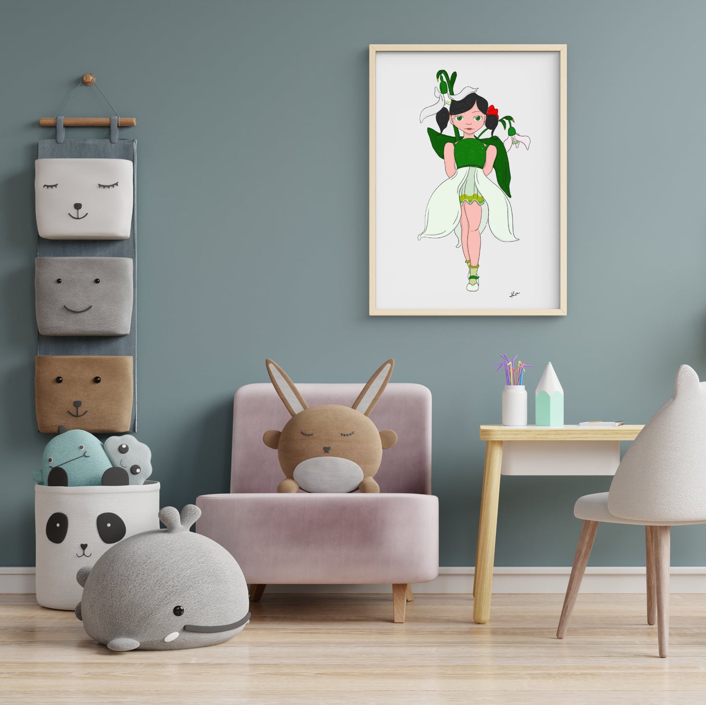 Illustration "Sonia le perce-neige"