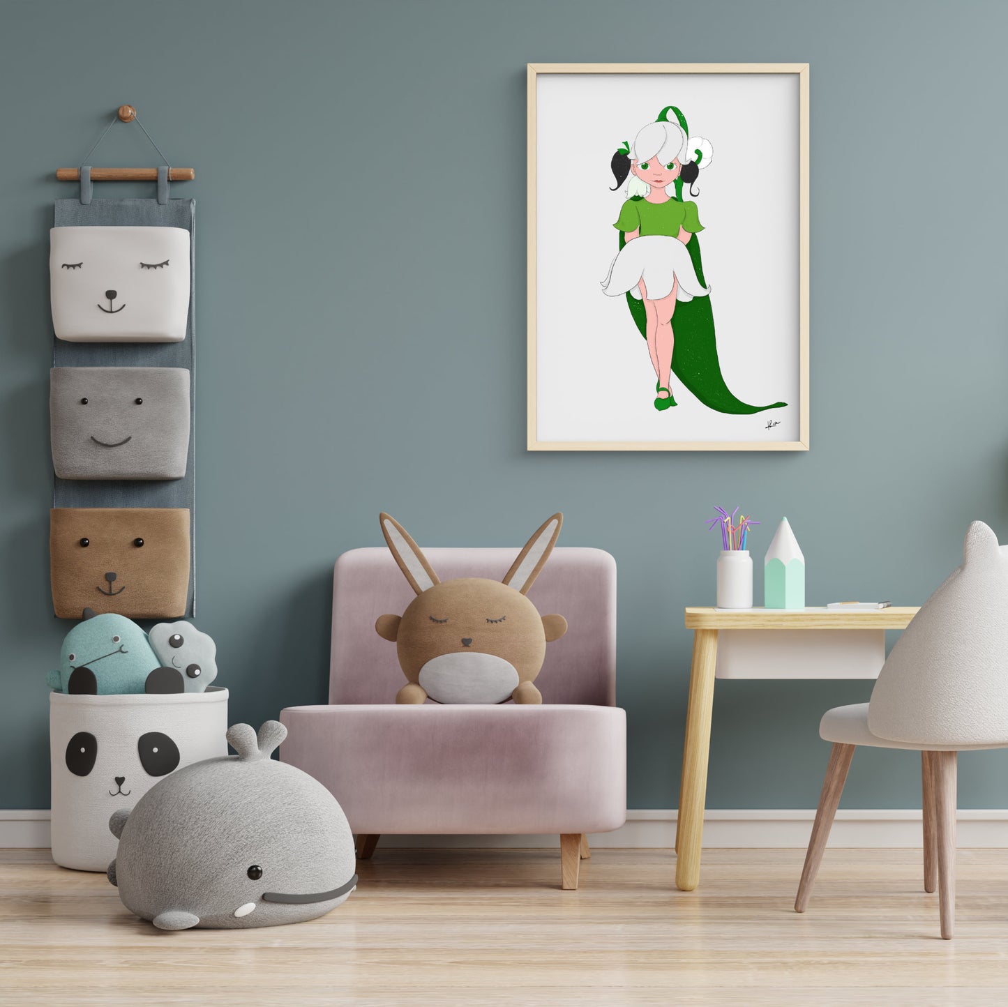 Illustration "Sonia le muguet"
