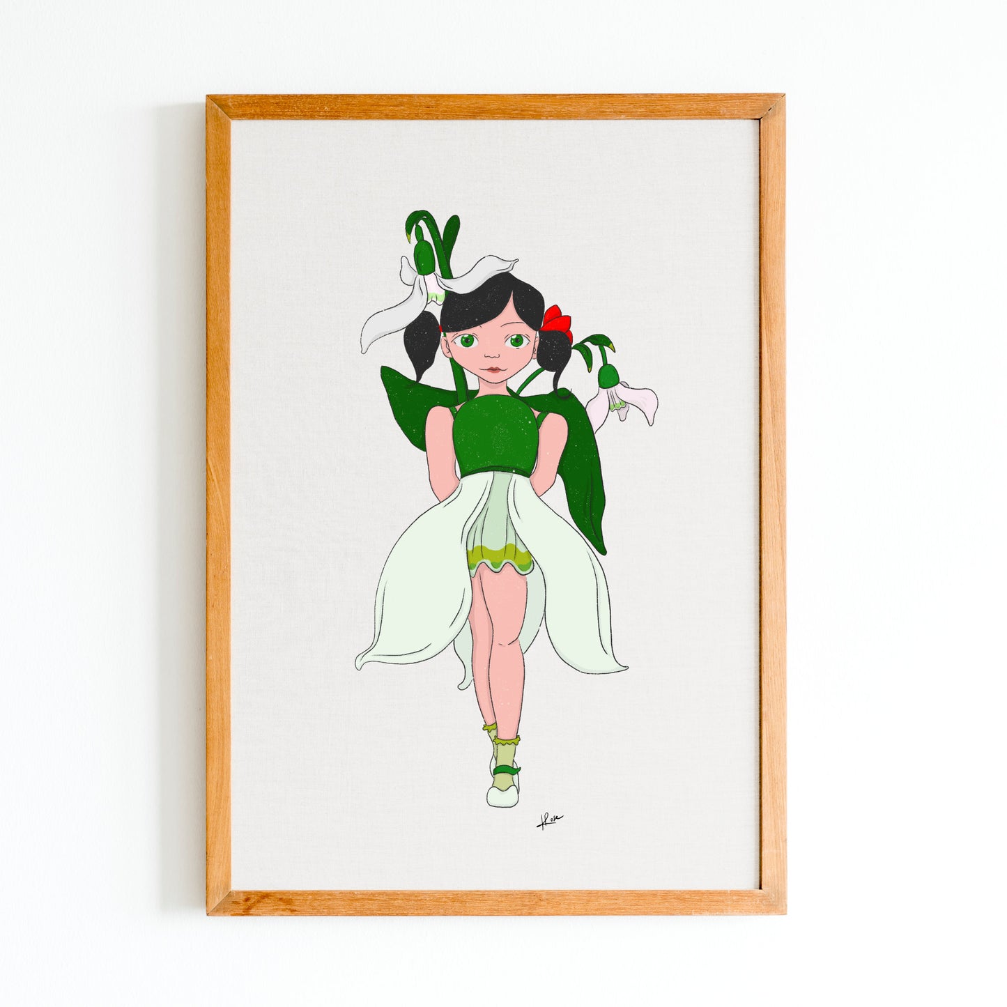 Illustration "Sonia le perce-neige"