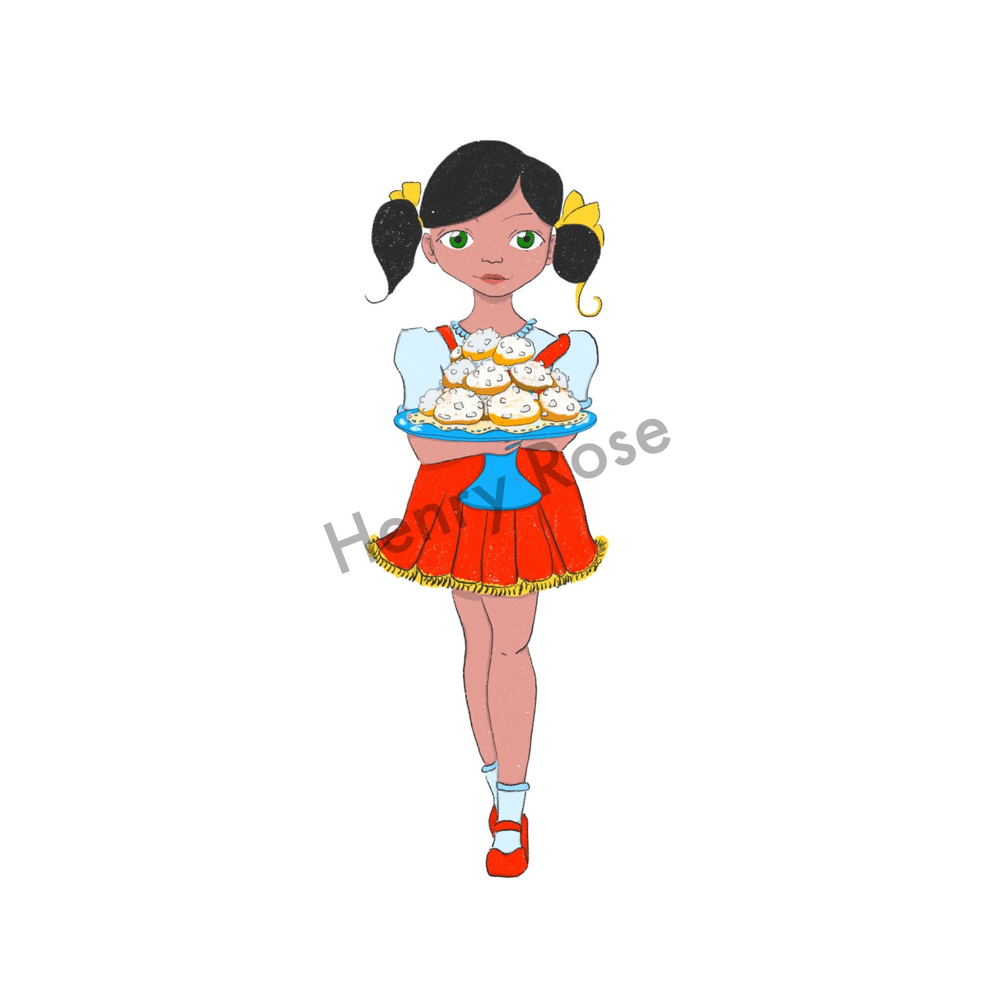 Illustration "Sonia et des Dunes Blanches"