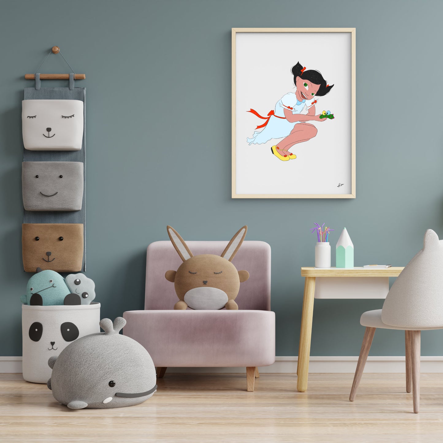 Illustration "Sonia et le froogie"