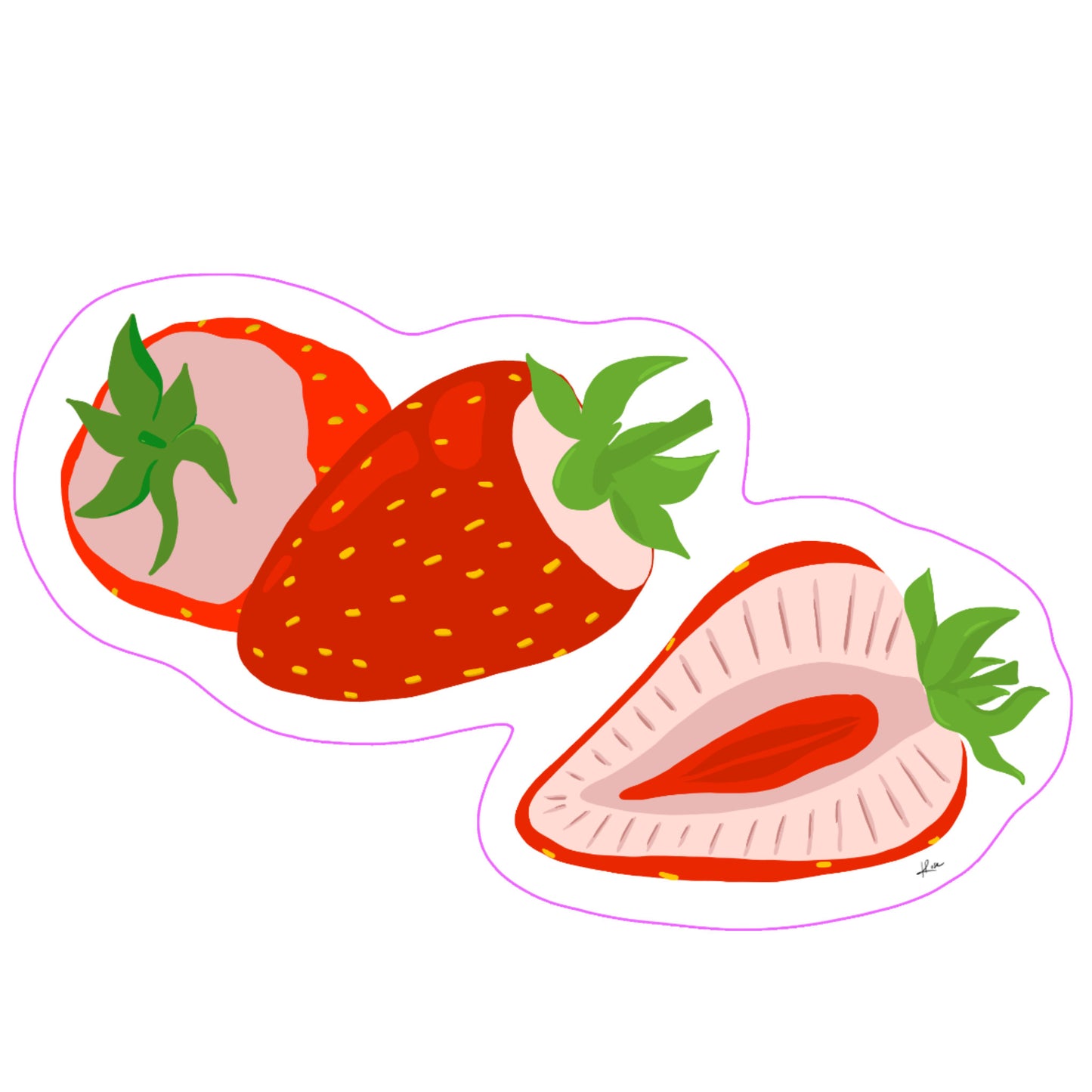 Sticker "Fraise"