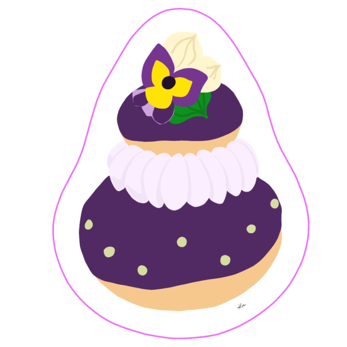 Sticker "Religieuse"