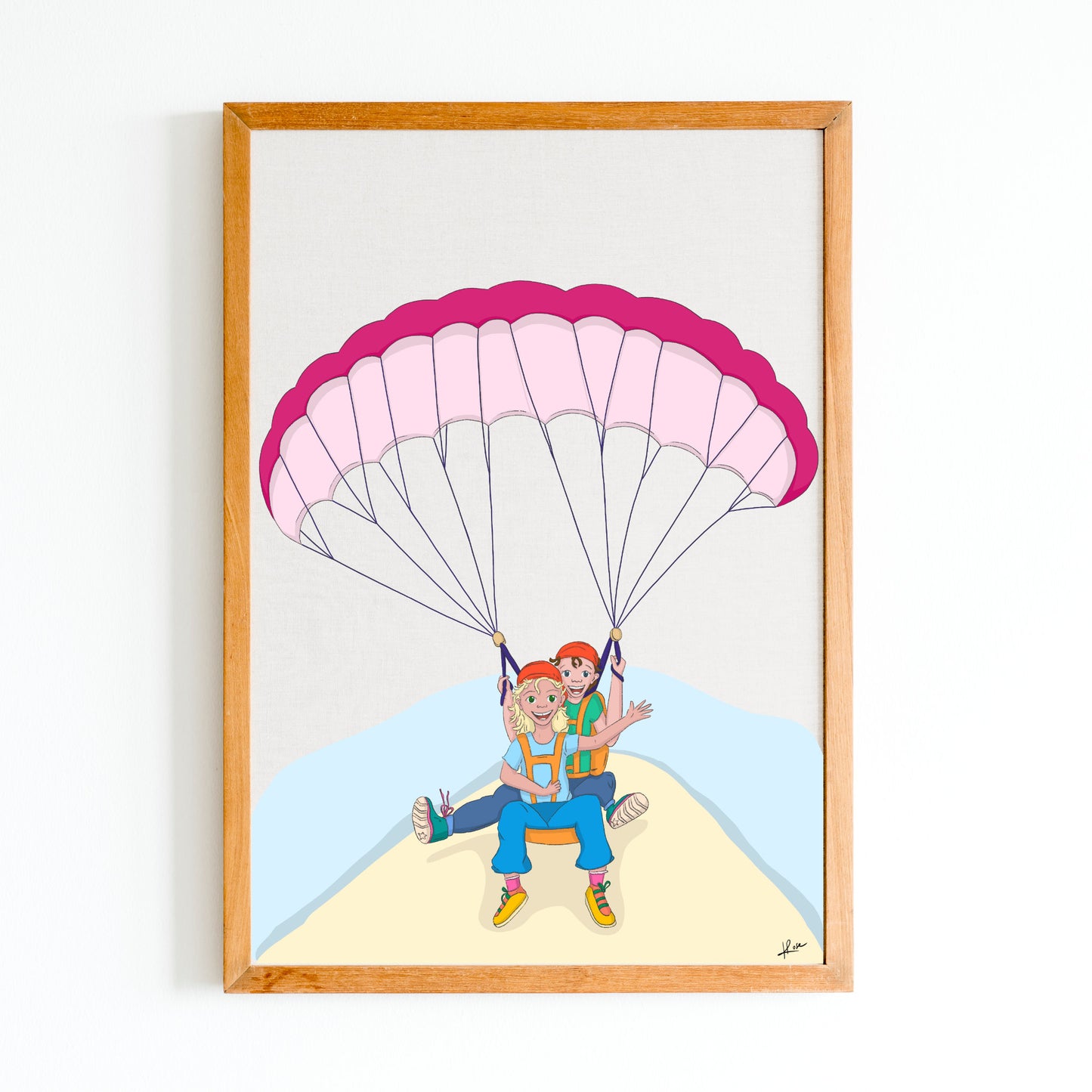 Carnet A5 "Bassin d'Arcachon" Parapente Duo