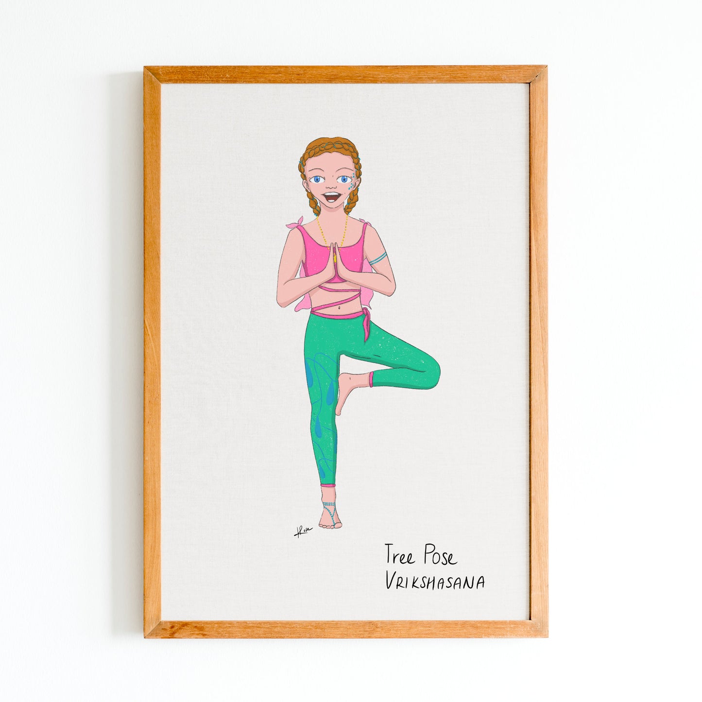 Illustration "Santiago Tree Pose"
