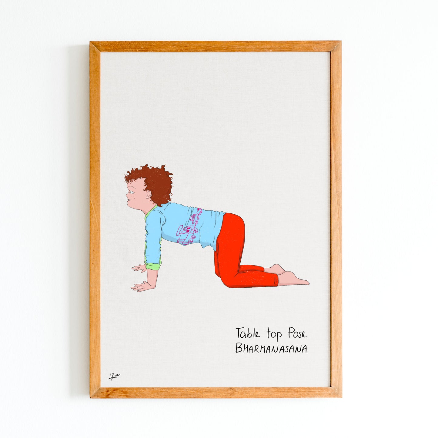 Illustration "Toby Table Pose"