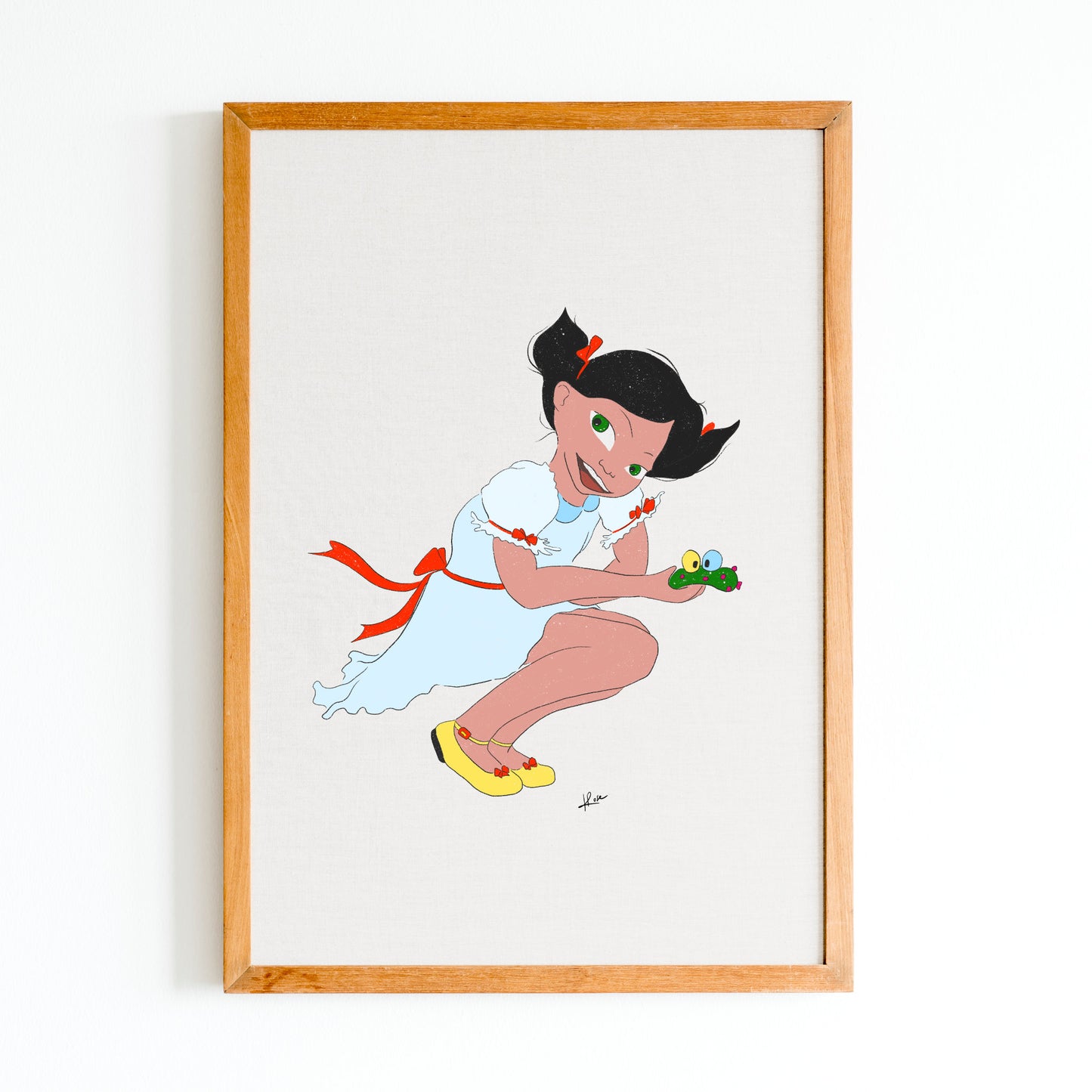 Illustration "Sonia et le froogie"