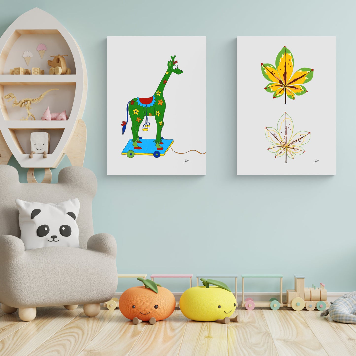 Illustration "GIGI, la Girafe"