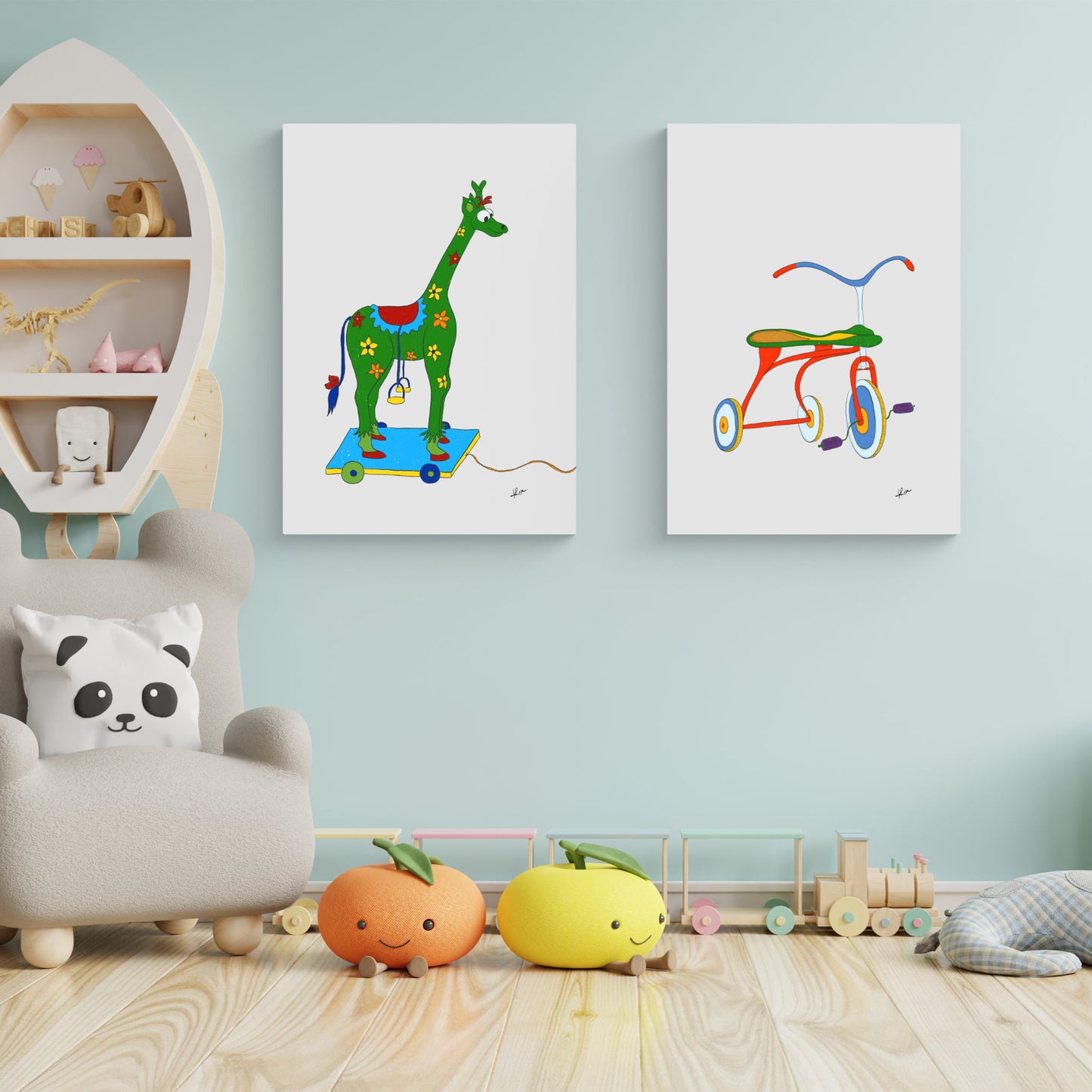 Illustration "GIGI, la Girafe"