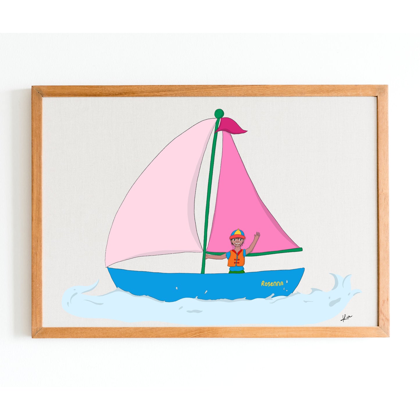 Illustration "Le Voilier - le Cercle de Voile"
