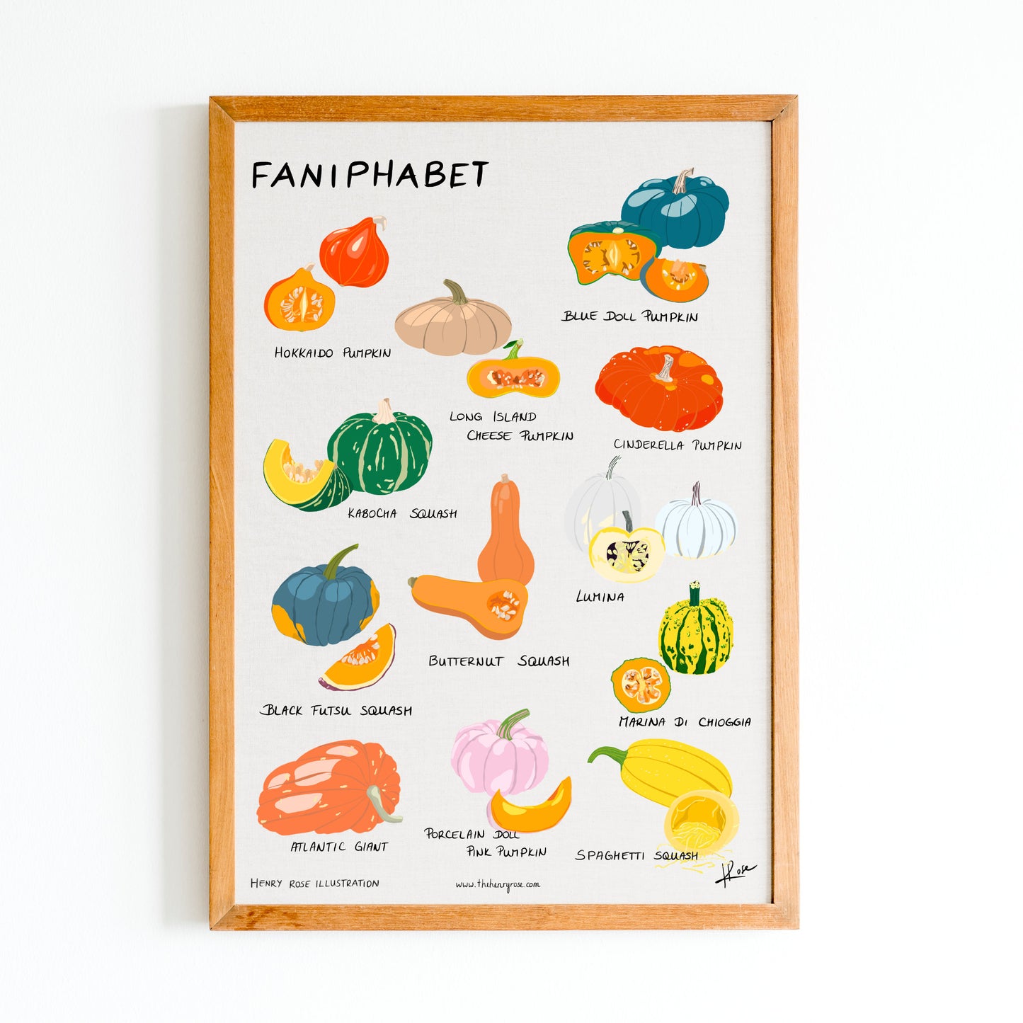 Illustration faniPhabet "Pumpkins"