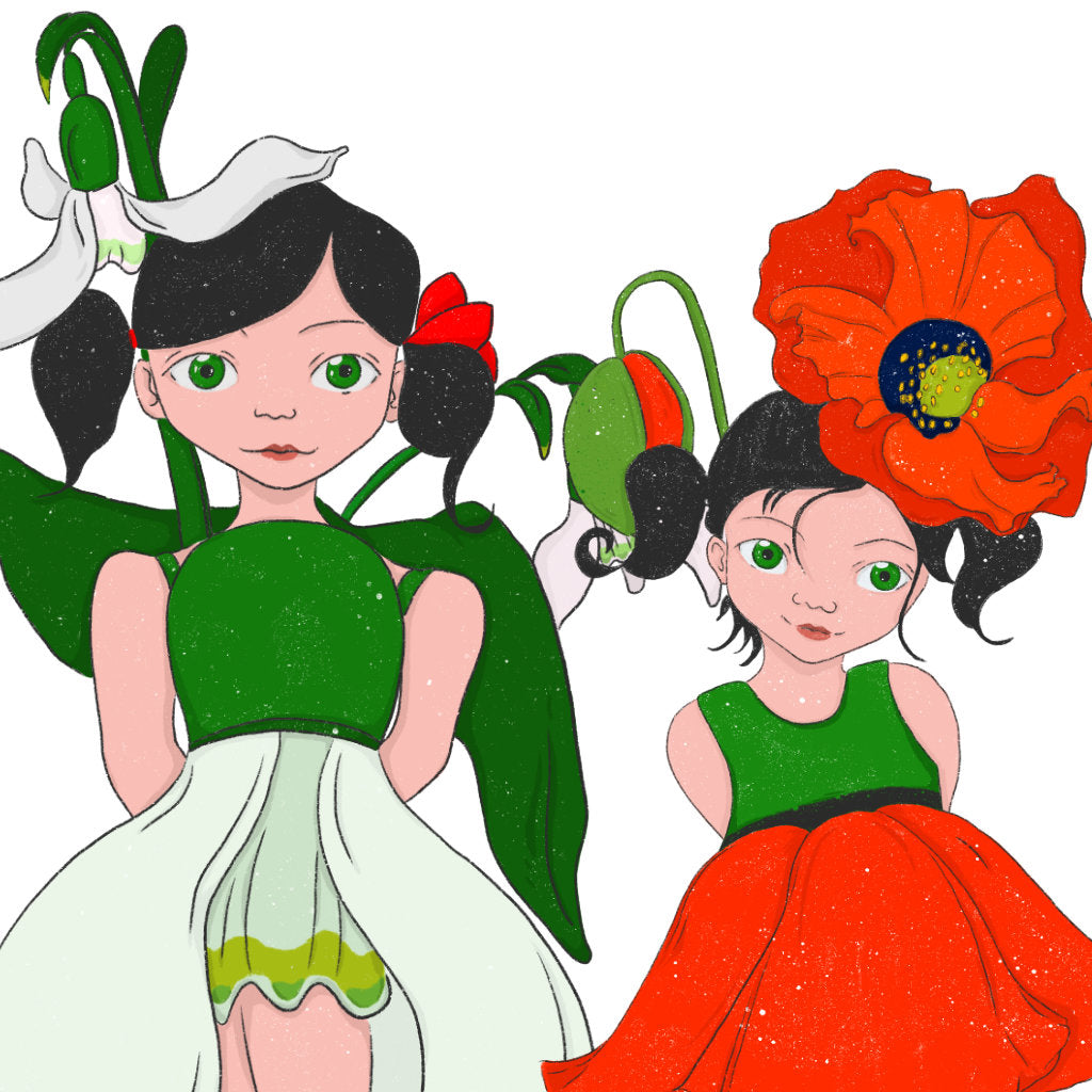 Illustrations Collection Flowergirls & Boys