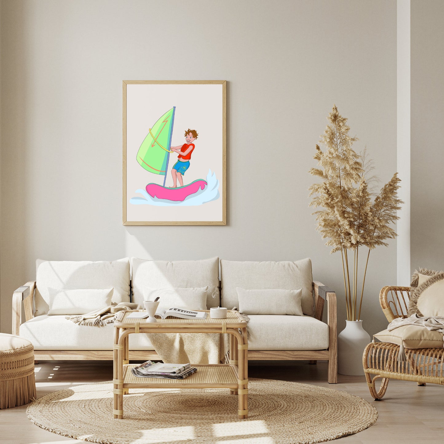 Illustration "Peter - Windsurf"