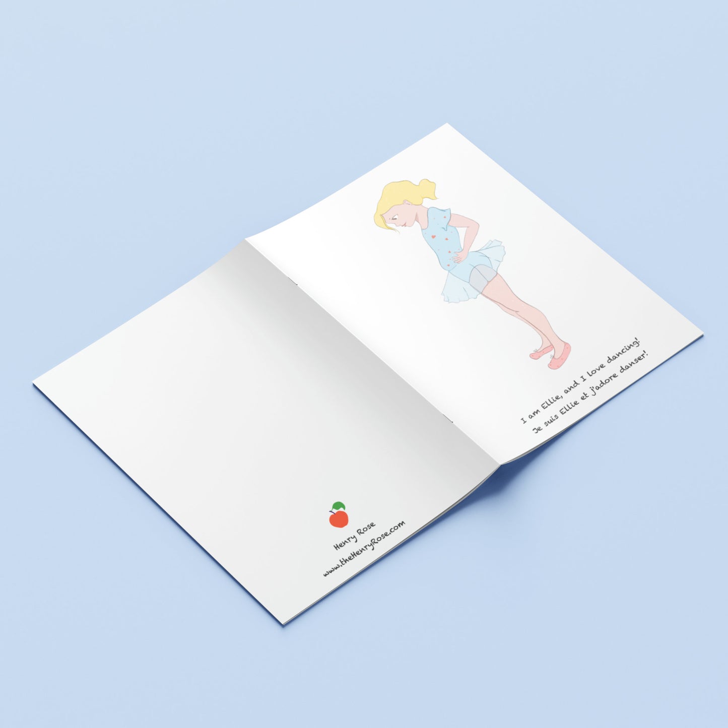 Carnet A5 "Girls" Ellie - la ballerine
