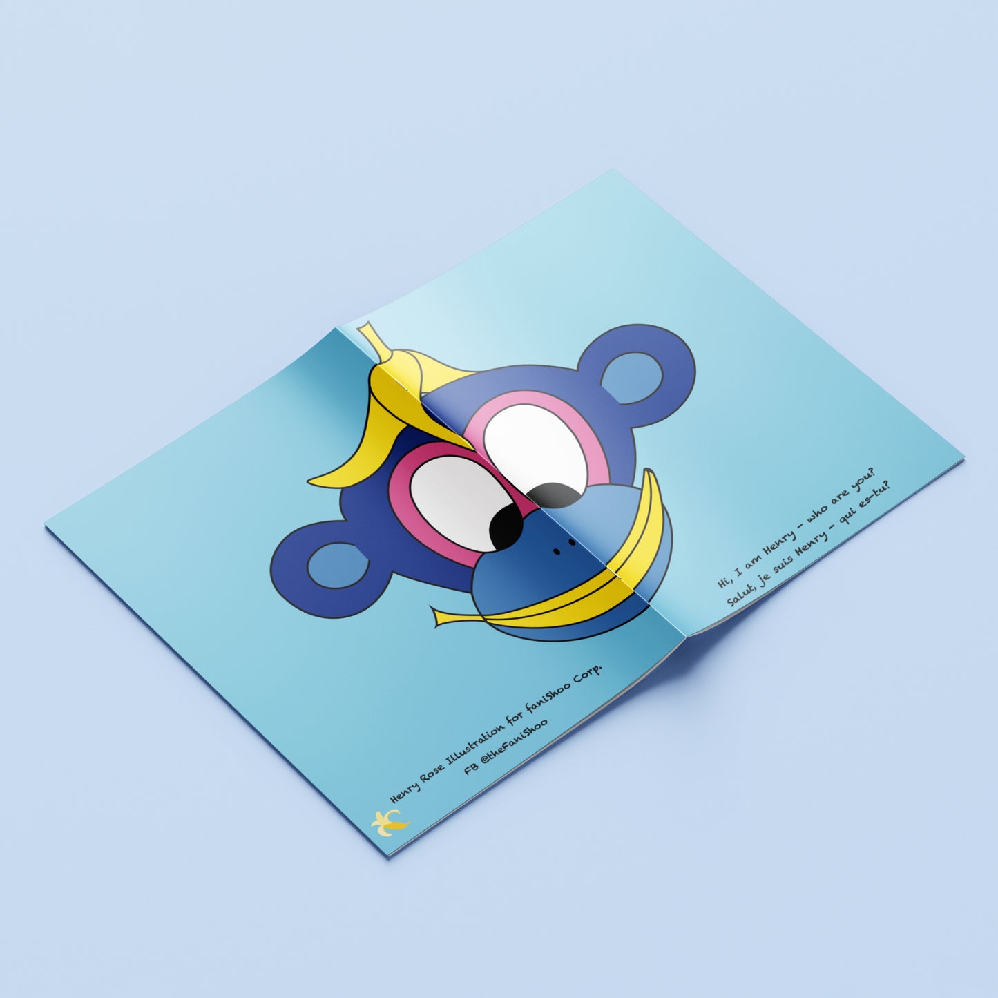 Carnet A5 "faniShoo" Henry, notre mascotte